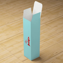 Caixa De Vinho Para Presente Obrigado, mãe e Pai, pelo seu amável apoio