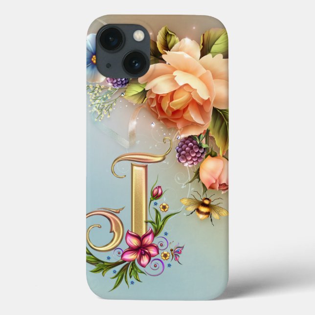 Caixa do ar do iPad do monograma de J (Verso)