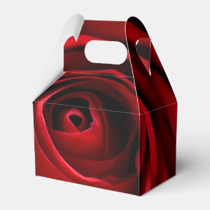 Caixa do favor do frontão da rosa vermelha