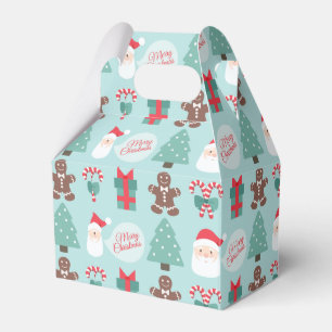 Caixa do favor dos deleites do papai noel do Feliz