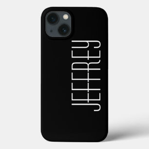 caixa do iPhone 6, preto e branco, personalizada