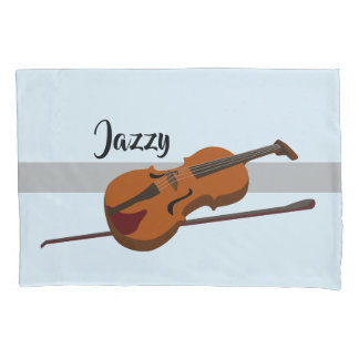 caixa do travesseiro do design do violino