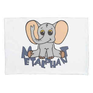 Caixa do travesseiro do elefante de Metalphant