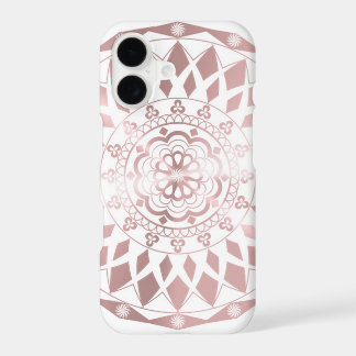 Caixa Dourado cor-de-rosa do iPhone X do efeito