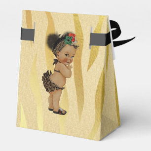 Caixa Dourado do favor do impressão da zebra da