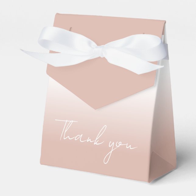 Caixa Favorável Rosa Obrigado (Frente)