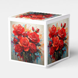 Caixa Favorita - Obra de arte das Rosas Vermelhas