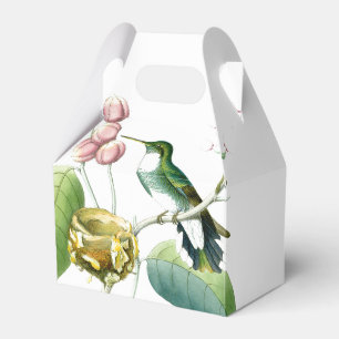 Caixa floral do favor dos animais selvagens do