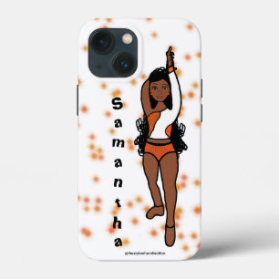 Caixa iPad iPhone do Dancer Personalizado - Laranj