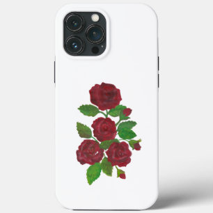 Caixa iPhone/iPad do rosa vermelha