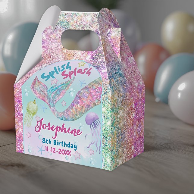 Caixa personalizada de aniversário caprichosa de s (Criador carregado)