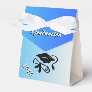 Caixa Personalizada de Lembrança de Formatura Azul
