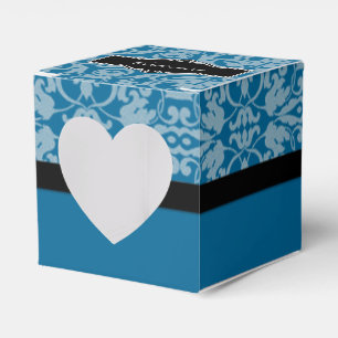 Caixa personalizada do favor do coração do damas