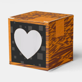 Caixa preta abstrato do Dia das Bruxas de cor lara