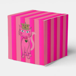 Caixa Sq Gatinho Cor-de-Rosa Brilhante 2s FAVOR