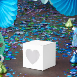 Caixas Brancas Personalizadas – Estilo Coração 2x2