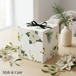 Caixas Clássicas de Favor com Padrão Floral Elegan