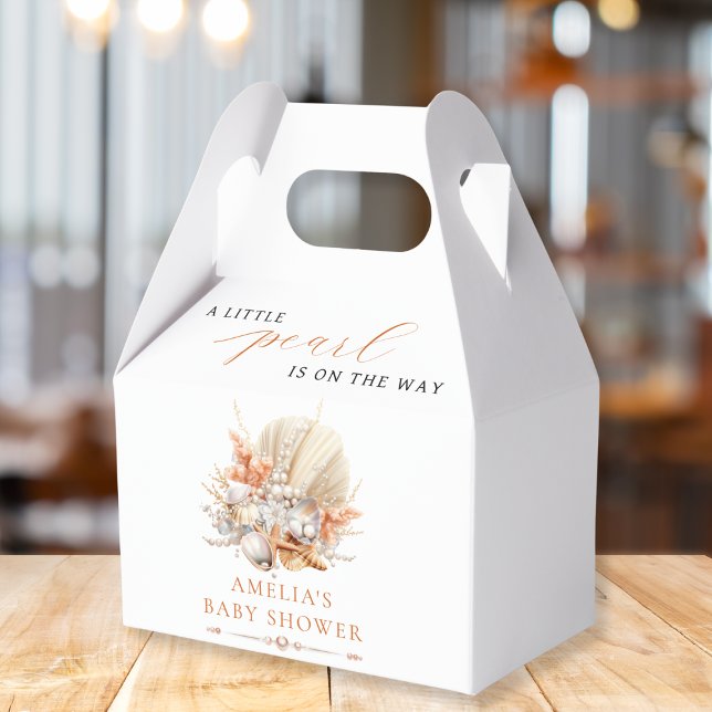 Caixas de Chá de fraldas de Pérolas de Seashell El (Criador carregado)