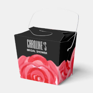 Caixas de estilo para viagem de rosas vermelhas em