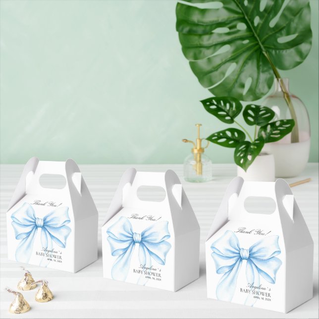 Caixas de Favor agradecem Baby Shower. (Múltiplo)