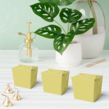 Caixas de Favor Amarelo Suave e Quente