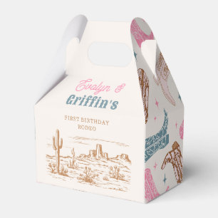 Caixas de Favor da Festa de aniversário Ocidental 