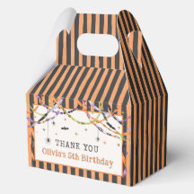 Caixas de Favor de Aniversário Assustadoras de Fan