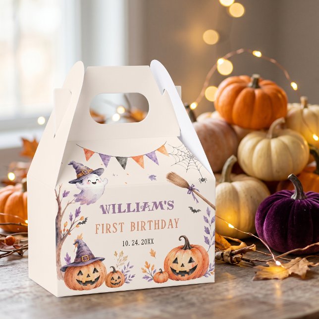 Caixas de Favor de Aniversário de Halloween de Abó (Criador carregado)