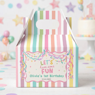 Caixas de Favor de Aniversário de Menina Caprichos