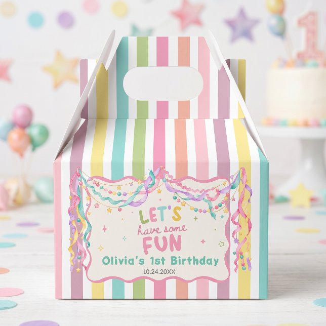 Caixas de Favor de Aniversário de Menina Caprichos (Criador carregado)