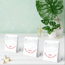 Caixas de Favor de Árvore de Natal