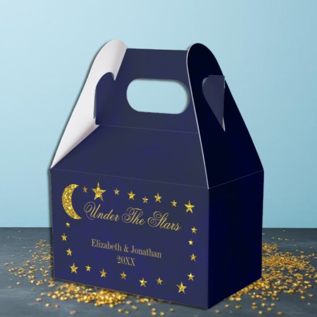 Caixas de Favor de Casamento Celestial Night Sky (Criador carregado)