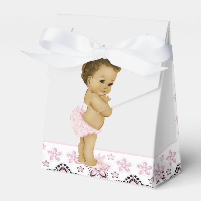 Caixas de Favor de Chuvada de Menina Negra African (Frente)