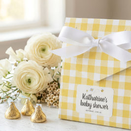 Caixas de Favor de Chuvinha de Bebê Bumble Bee Ama