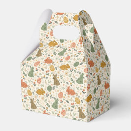 Caixas de Favor de Coelhinhos da Primavera Desenha