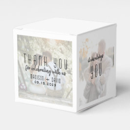 Caixas de Favor de Colagem de Fotos de Casamento