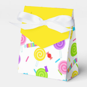 Caixas de Favor de Doce Amarelo