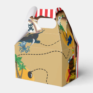 Caixas de Favor de Festa de Aniversário do Mapa do