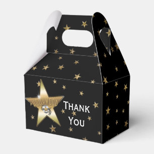 Caixas de Favor de Festa de Aniversário ESTRELA DO