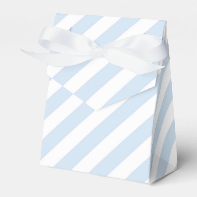 Caixas de Favor de Festa de Aniversário Listradas  (Frente)