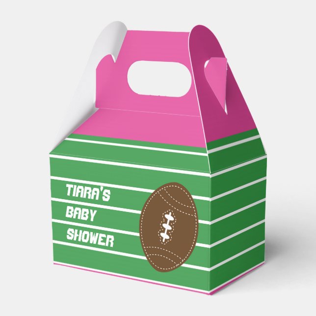 Caixas de Favor de Festa de Aniversário Rosa para  (Frente)