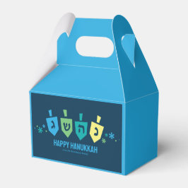 Caixas de Favor de Hanukkah Dreidel