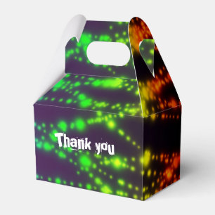 Caixas de Favor de Luz Neon Brilhante no Escuro