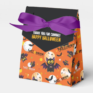 Caixas de Favor de Morcego Vampiro Feliz Halloween