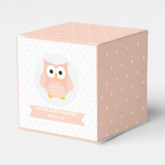 Caixas de Favor do Chá de fraldas Owl