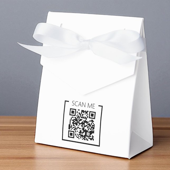Caixas de Favor Empresarial Minimalista Código QR  (Criador carregado)