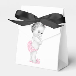 Caixas de Favor para Chá de Bebê Princesa Rosa