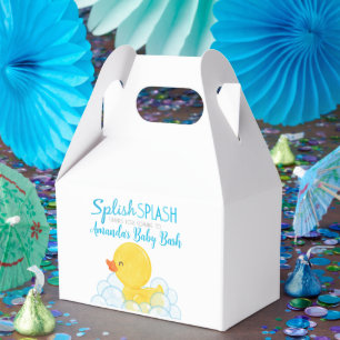 Caixas de Favor para Chás de Bebê Pato de Borracha