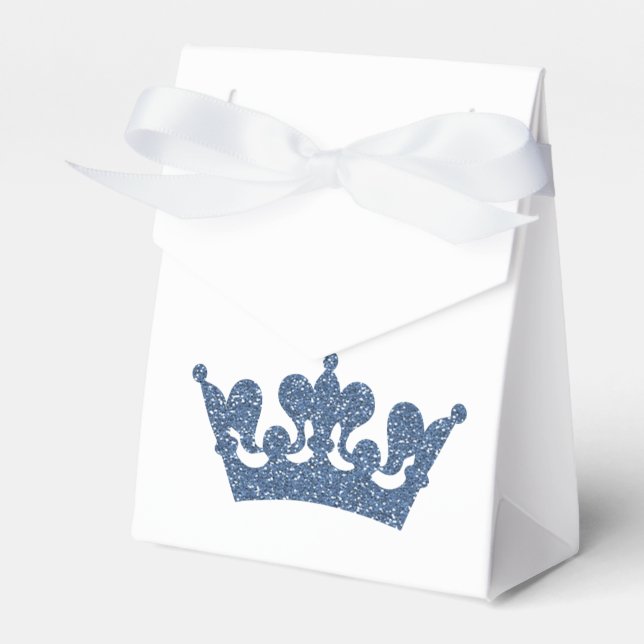 Caixas de Favor para Festa do Príncipe Real Coroa  (Frente)