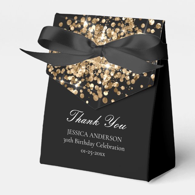 Caixas de Favor Personalizadas para Aniversário de (Frente)